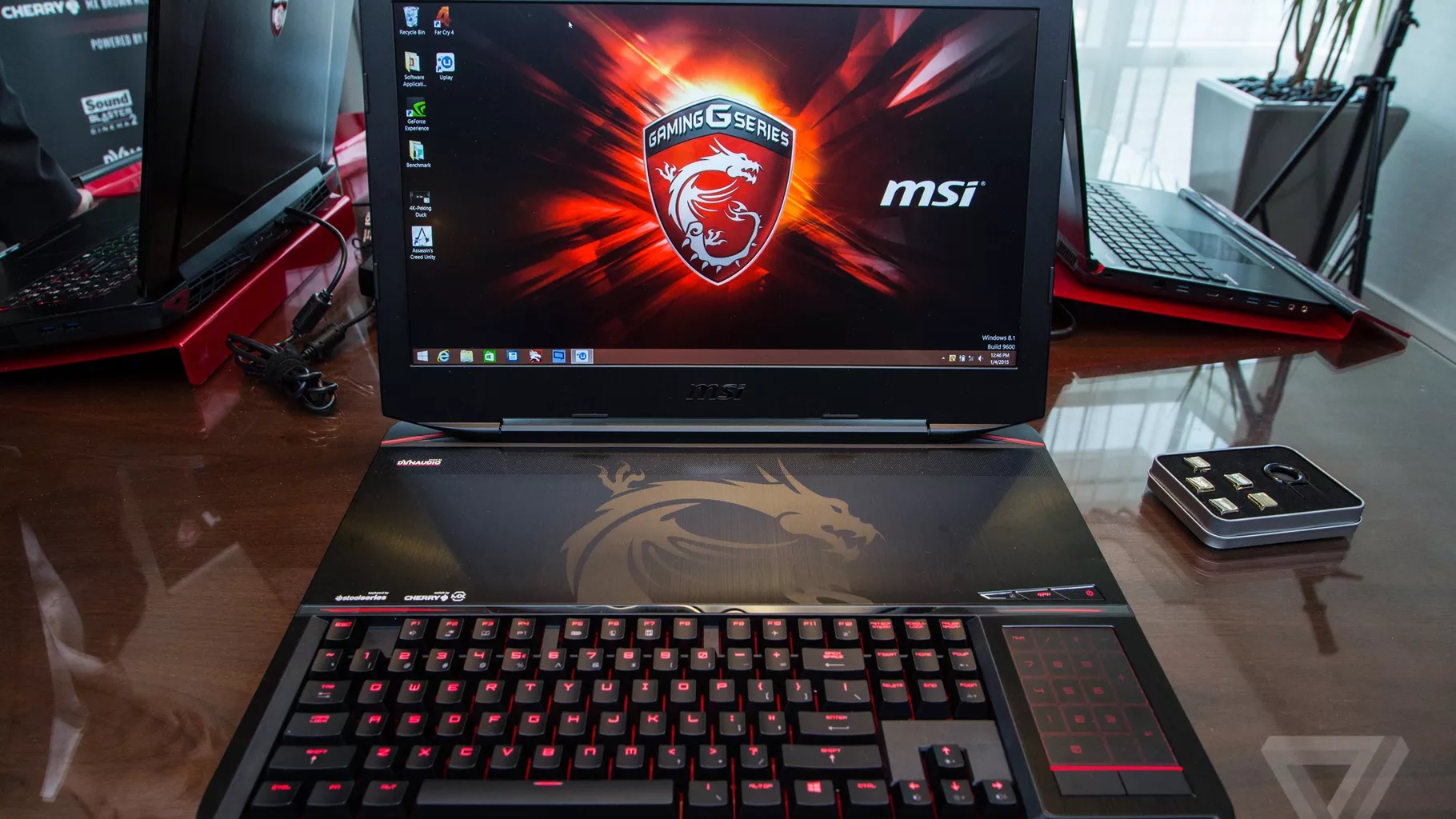 MSI Titan or the world's first laptop with mechanical keyboard - source: TheVerge