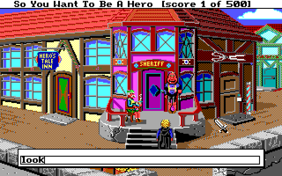 Quest for Glory, a great example of text parser